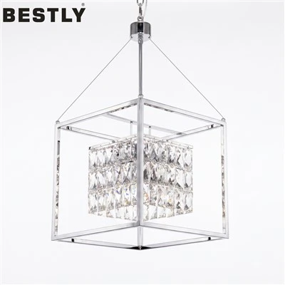 Lámpara colgante de cristal estilo moderno