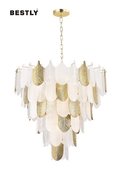 Esmalte de luz de plumas - Glass Leaf Multi - Capa de la capa